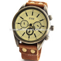 2015 Teenage Fashion leather vintage ladies wrist watch